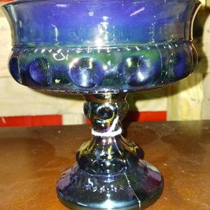 India blue compote dish